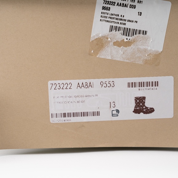 size 13G - Gucci Yankees Ankle Boots Beige GG NY MLB - Picture 14 of 14